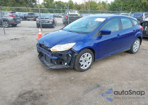 2012 Ford Focus Se from USA, damaged, VIN 1FAHP3K25CL309650